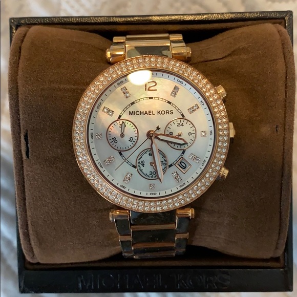 Michael Kors Accessories - Michael Kors Parker Rose Gold-Tone Watch